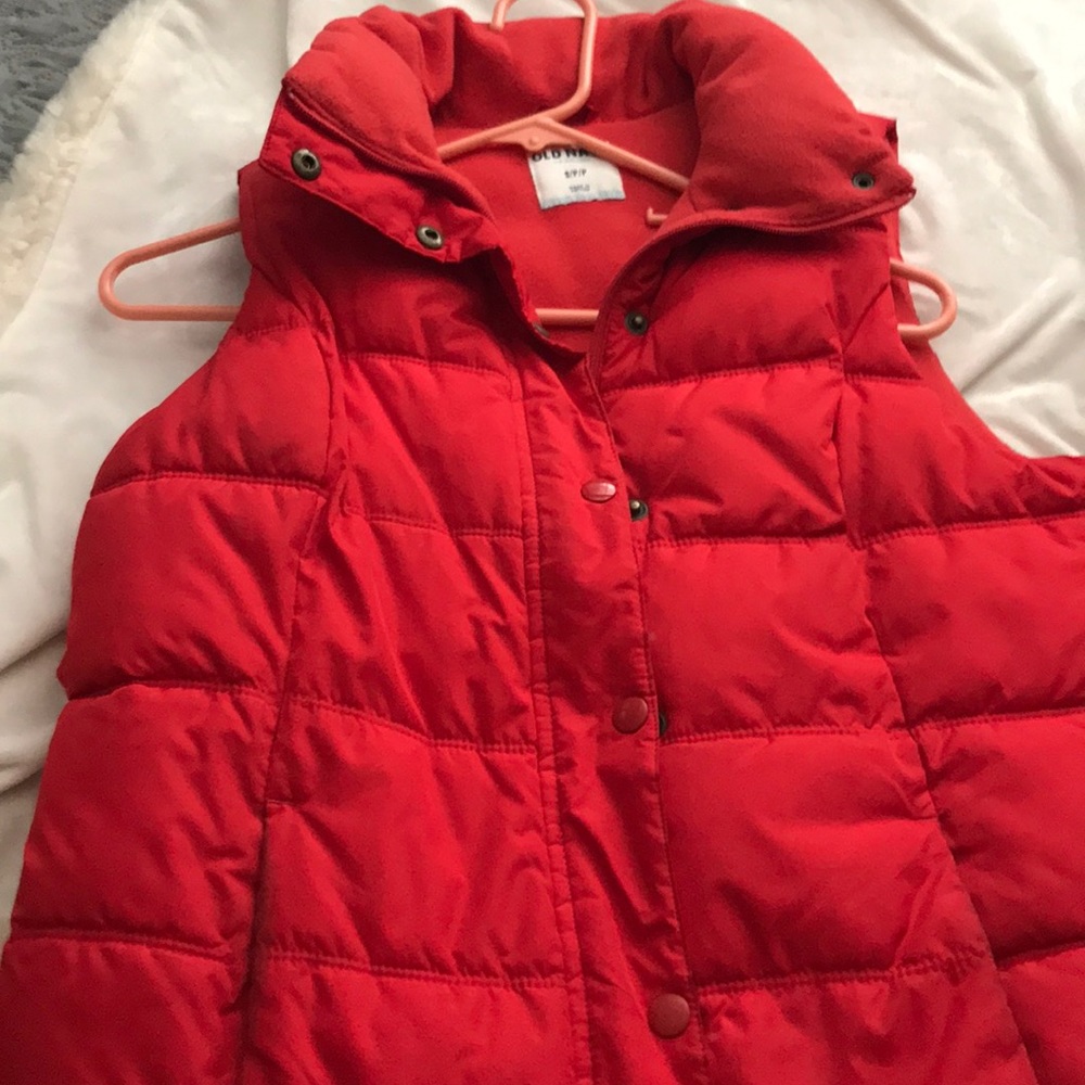Red ladies old navy vest